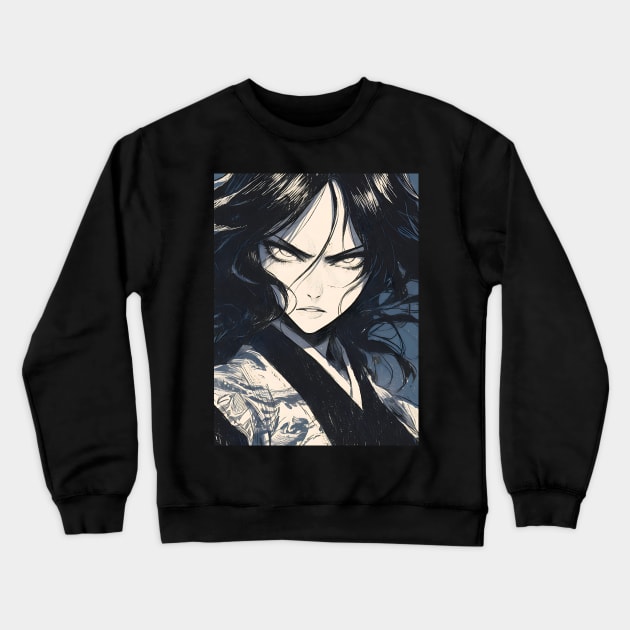 Soul Reapers' Chronicles: Supernatural Anime Manga Adventure Crewneck Sweatshirt by insaneLEDP